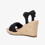 Giày Đế Xuồng Nữ XTI Black Pu Ladies Sandals