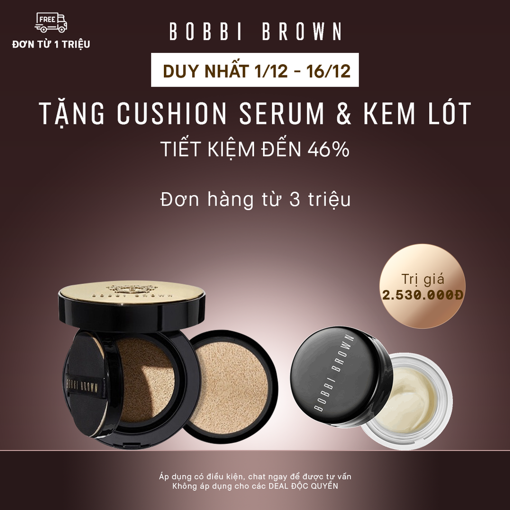  BB-Dec21-BILL3M (1-16/12) Quà tặng 2 món gồm Cushion serum & kem lót Vitamin 7ml trị giá 2,530,000VNĐ cho đơn hàng từ 3 triệu. 