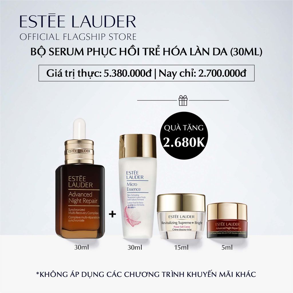  [Ưu đãi độc quyền] - Tinh chất (Serum) phục hồi chống lão hóa Estee Lauder Advanced Night Repair Synchronized Multi-Recovery 30ml 