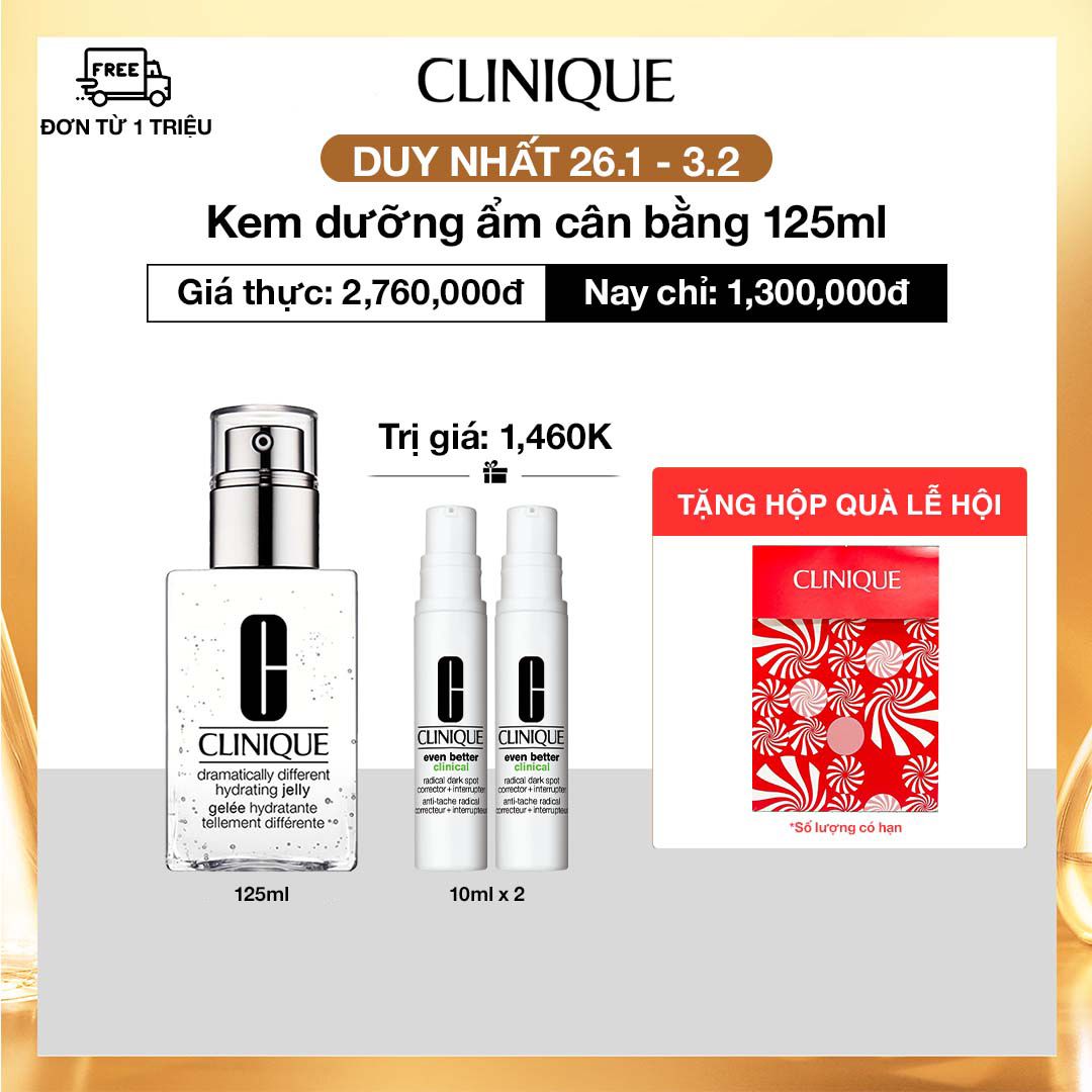  Jan23 [LÌ XÌ TẾT] Clinique Kem dưỡng ẩm cân bằng 125ml 