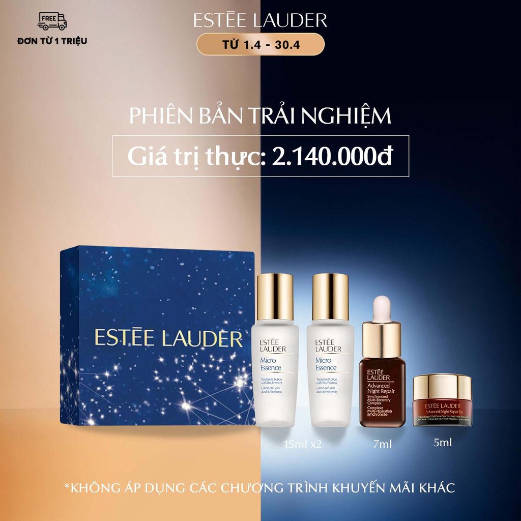  [PHIÊN BẢN TRẢI NGHIỆM] Estee Lauder -Bộ chăm da 3 bước 