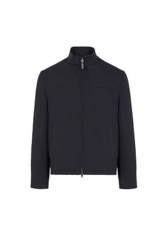 STANDING COLLAR ZIP BLOUSON