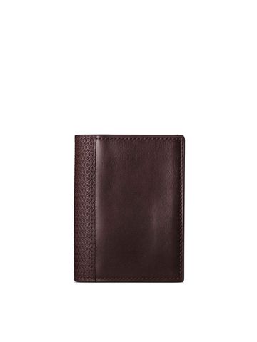 GUSSET CARD HOLDER - BURGUNDY