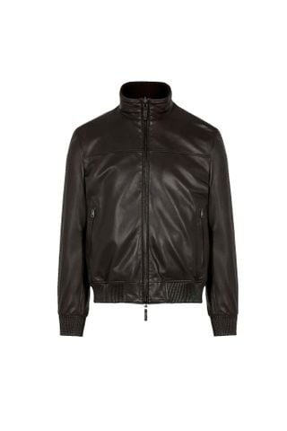 LEATHER REVERSIBLE BLOUSON