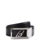 BELT - NEW ELTY CROCO BLACK/COFFEE