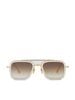 FLIGHT.006 CLEAR CRYSTAL/YELLOW GOLD/BROWN GRADIENT