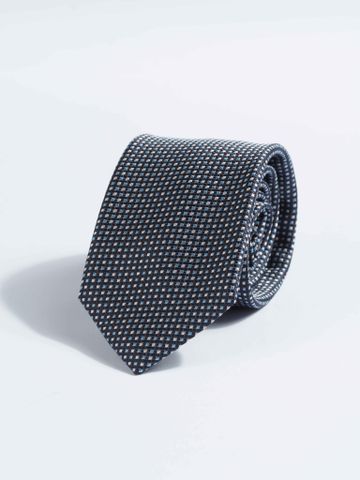 BRIONI TIE 4048 MIDNIGHT BLUE/BLUE