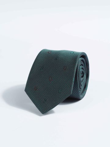 BRIONI TIE 3020 DARK GREEN BOTTLE