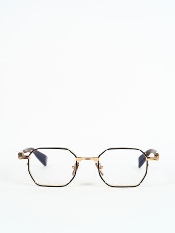 SAINT JEAN-II BPX-166B 12K GOLD/BLACK ENAMEL/BROWN SWIRL