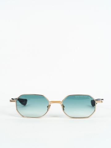 POETICON-TWO MATTE WHITE GOLD/TURQUOISE GRADIENT