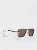 EPLX.08 WHITE GOLD/MATTE BLACK/GOLD/DARK BROWN POLARIZED/BLACK FLASH MIRROR