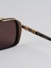 EPLX.08 WHITE GOLD/MATTE BLACK/GOLD/DARK BROWN POLARIZED/BLACK FLASH MIRROR