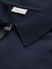 POLO WITH ZIP SS / NAVY