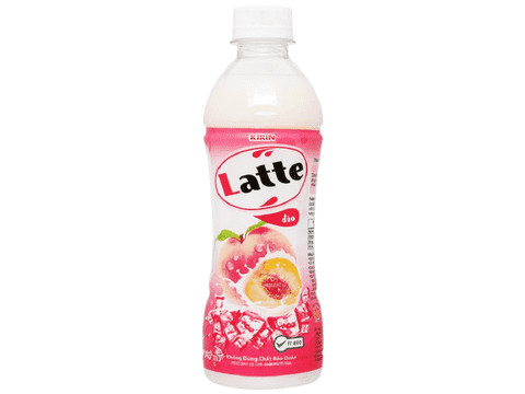 Nước Uống Trái Cây Sữa Latte Vị Đào Chai 440ml