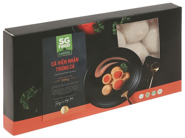 Cá viên nhân trứng cá 250g SG Food