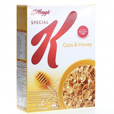 Ngũ cốc Kelloggs Oats - Honey 209gr