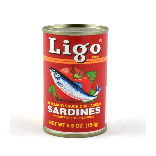 Cá mòi xốt cà vị ớt cay Ligo 155g