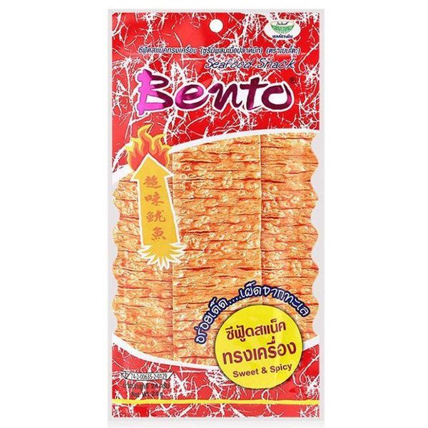 Snack mực tẩm gia vị cay ngọt Bento 20g (Đỏ)