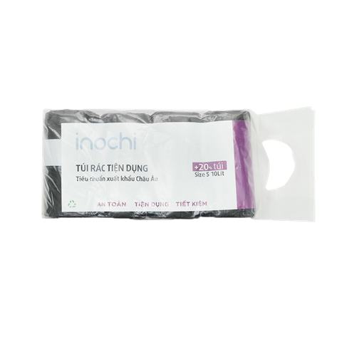 Lô 4 túi rác tiện dụng Inochi 10L