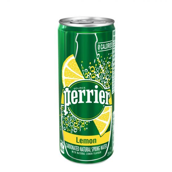 Nước khoáng Perrier Lemon 25cl Slimcan