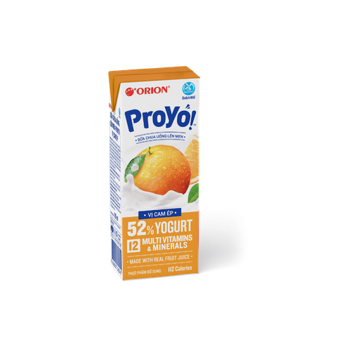 Sữa Chua Uống Orion ProYo Vị Cam Hộp 180ML