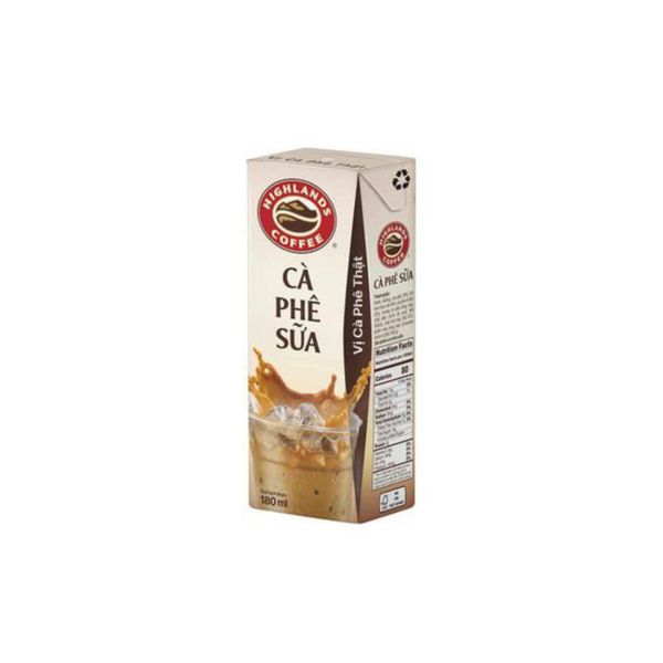 Cà Phê Sữa Đá Highlands Hộp x 180ML