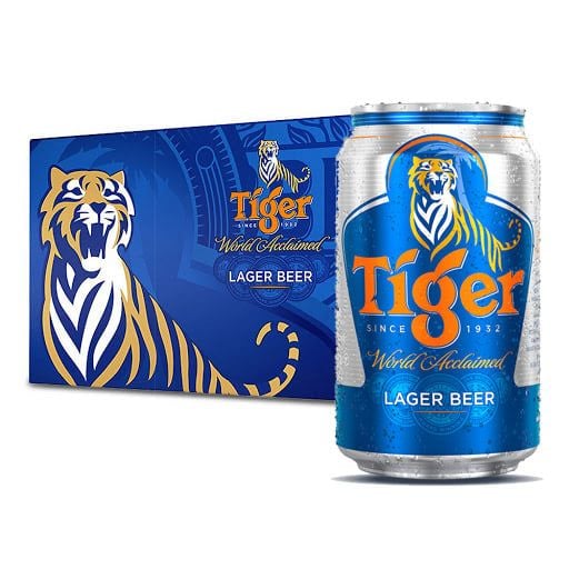 Bia Tiger Thùng 24 Lon 330ml