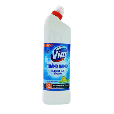 Nước Tẩy Bồn Cầu Vim Trắng Sáng Hương Chanh Sả 870ml