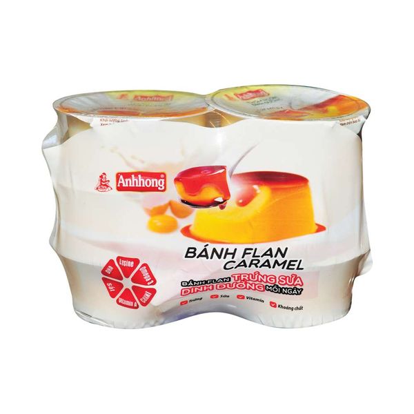 Bánh Flan Ánh Hồng Lốc 6 Hũ 54G