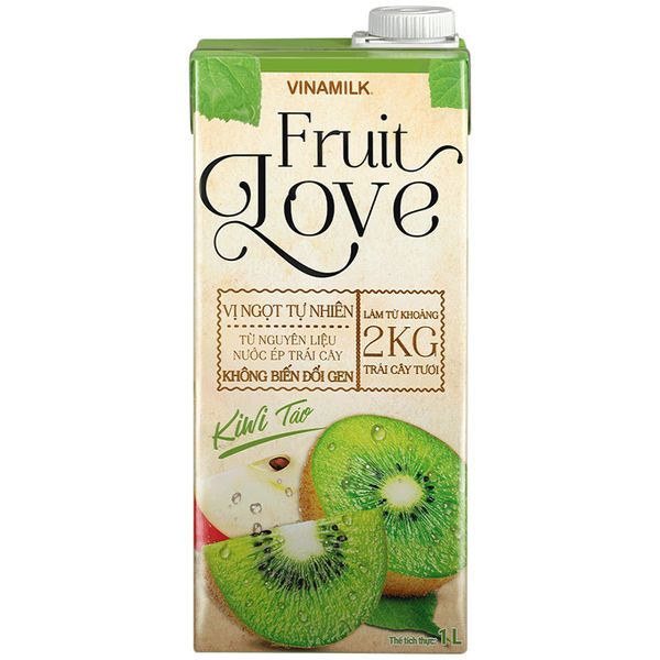 Nước Kiwi Táo Fruitlove 1L