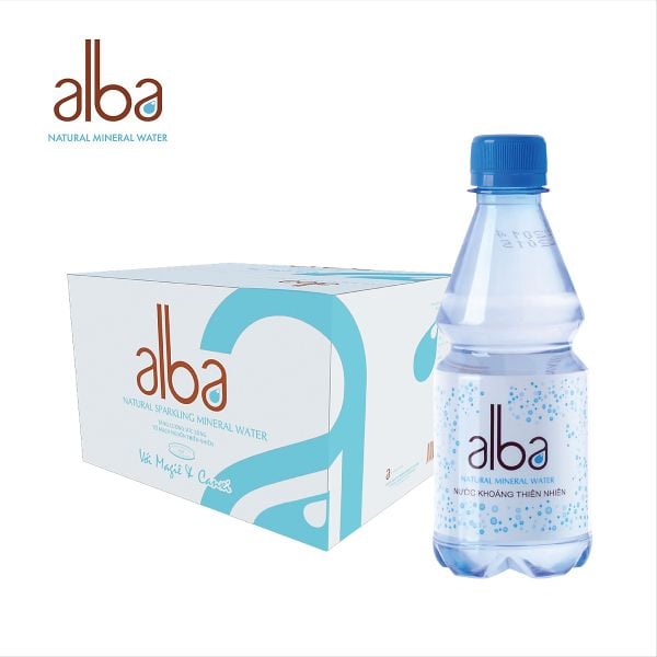 Nước khoáng thiên nhiên Alba không ga 350ml