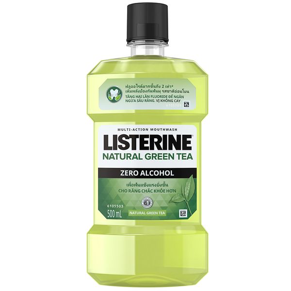 Nước súc miệng Listerine Trà xanh 500ml