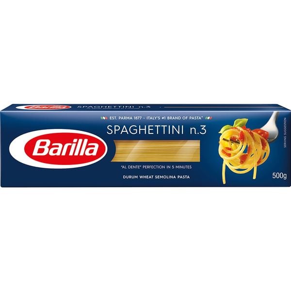 Mì Barilla Spaghettini 500gr - Số 3