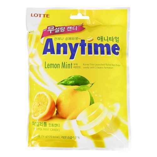 Kẹo Lotte Anytime Hương Chanh 74gr