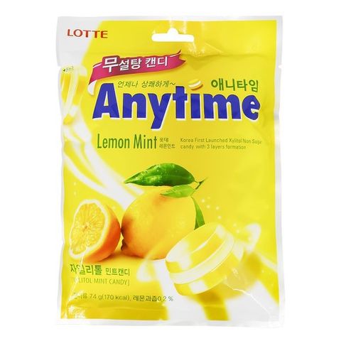Kẹo Lotte Anytime Hương Chanh 74gr