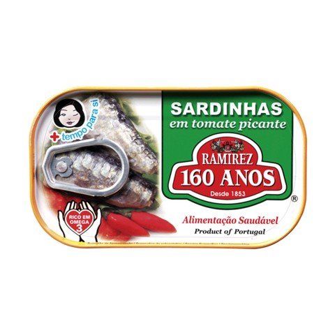 Cá mòi xốt cà vị cay Ramirez 125g