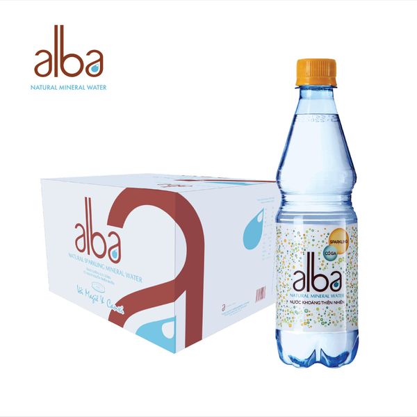 Nước khoáng thiên nhiên Alba có ga 500ml
