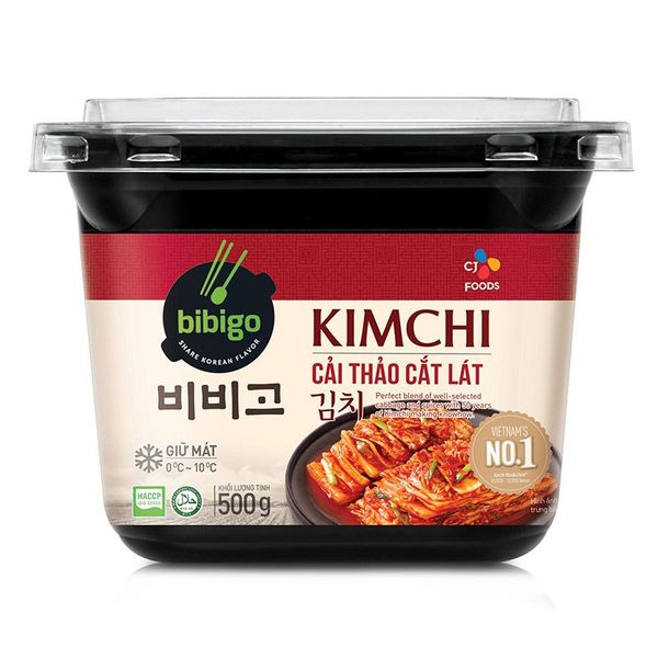 Kimchi cải thảo cắt lát Bibigo Ông Kims 500g