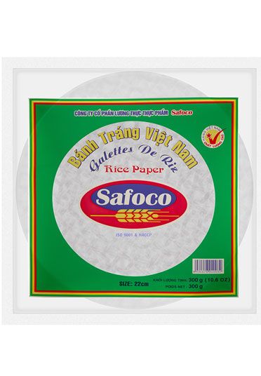 Bánh Tráng Safoco 22cm Gói 300g