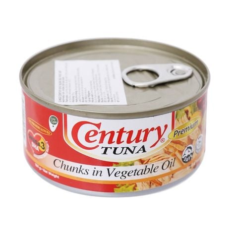 Cá ngừ biển Century khúc ngâm dầu 184g