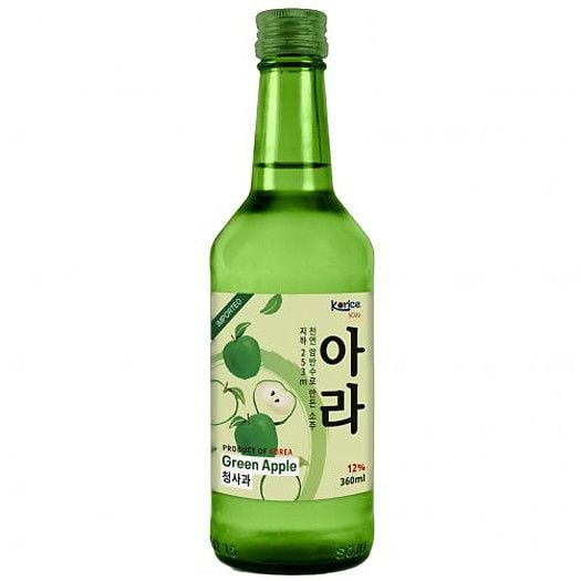 Rượu Soju Korice Táo 12%  360ml