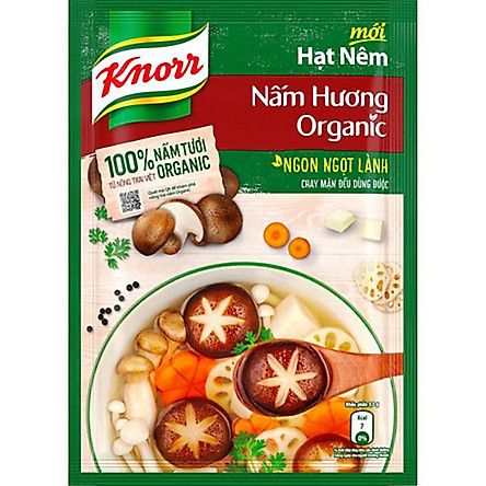 Knorr Hạt nêm Nấm hương Organic 380G