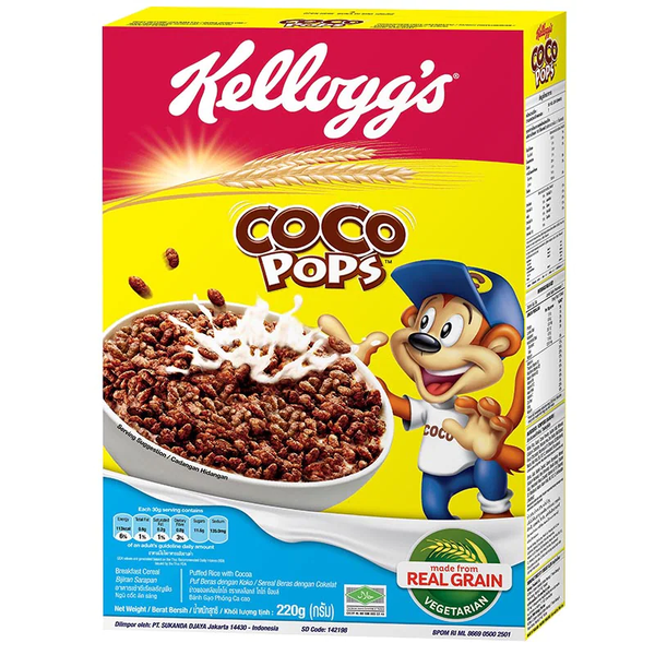 Ngũ cốc Kellogg's Coco Pops 220g