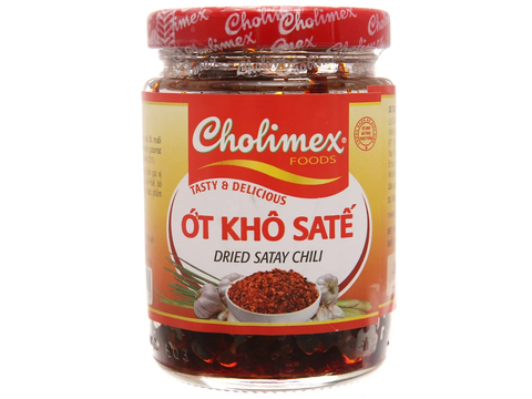 Ớt khô sate Cholimex hủ thủy tinh 100g