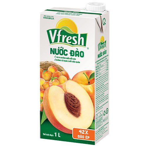 Nước ép Necta Vfresh vị đào 1L