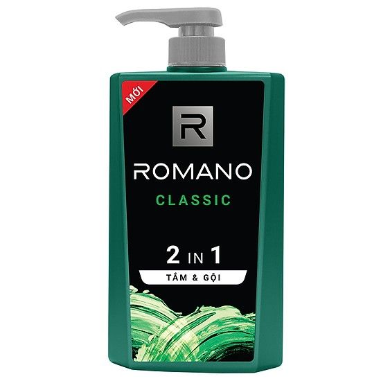 Romano tắm gội 2 in 1 Classic 650g