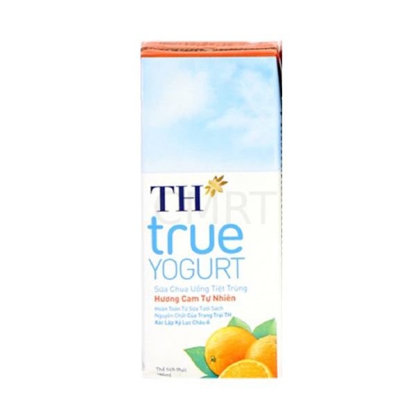 Sữa chua uống TT Hương Cam tự nhiên TH True Yogurt 180ml