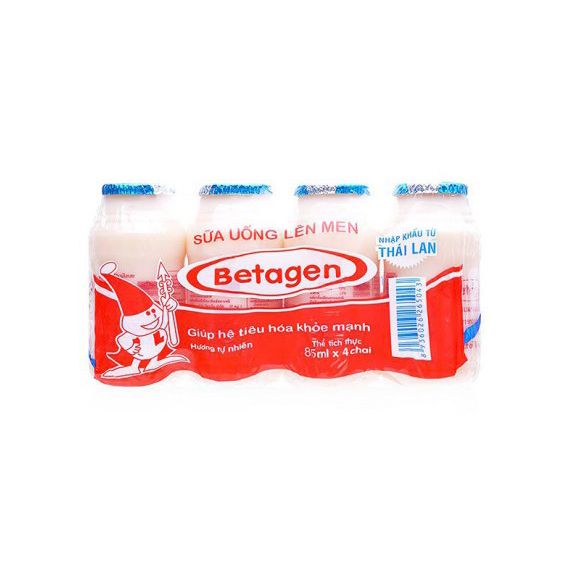 Sữa uống lên men Betagen 85ml (Lốc 4)