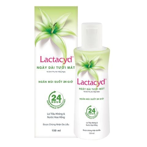 Lactacyd Dung dịch vệ sinh Phụ nữ ngày dài tươi mát 150ml
