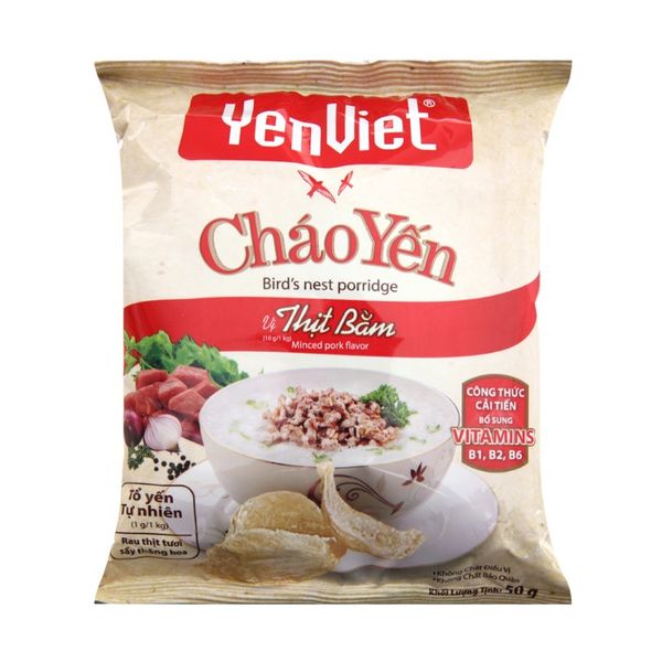 Cháo yến Vn Nest thịt bằm ăn liền 50g